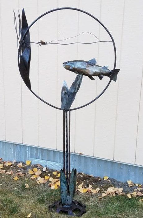 trout+sculpture